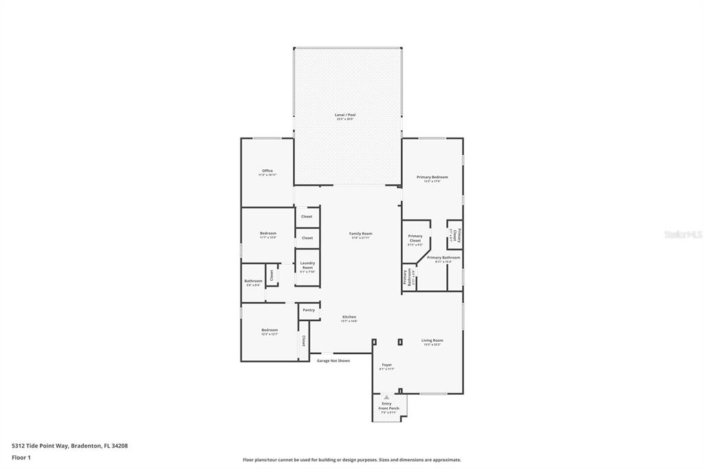 5312 Tide Point Way Bradenton, FL 34208 - Photo 40 of 40 a picture of floor plan