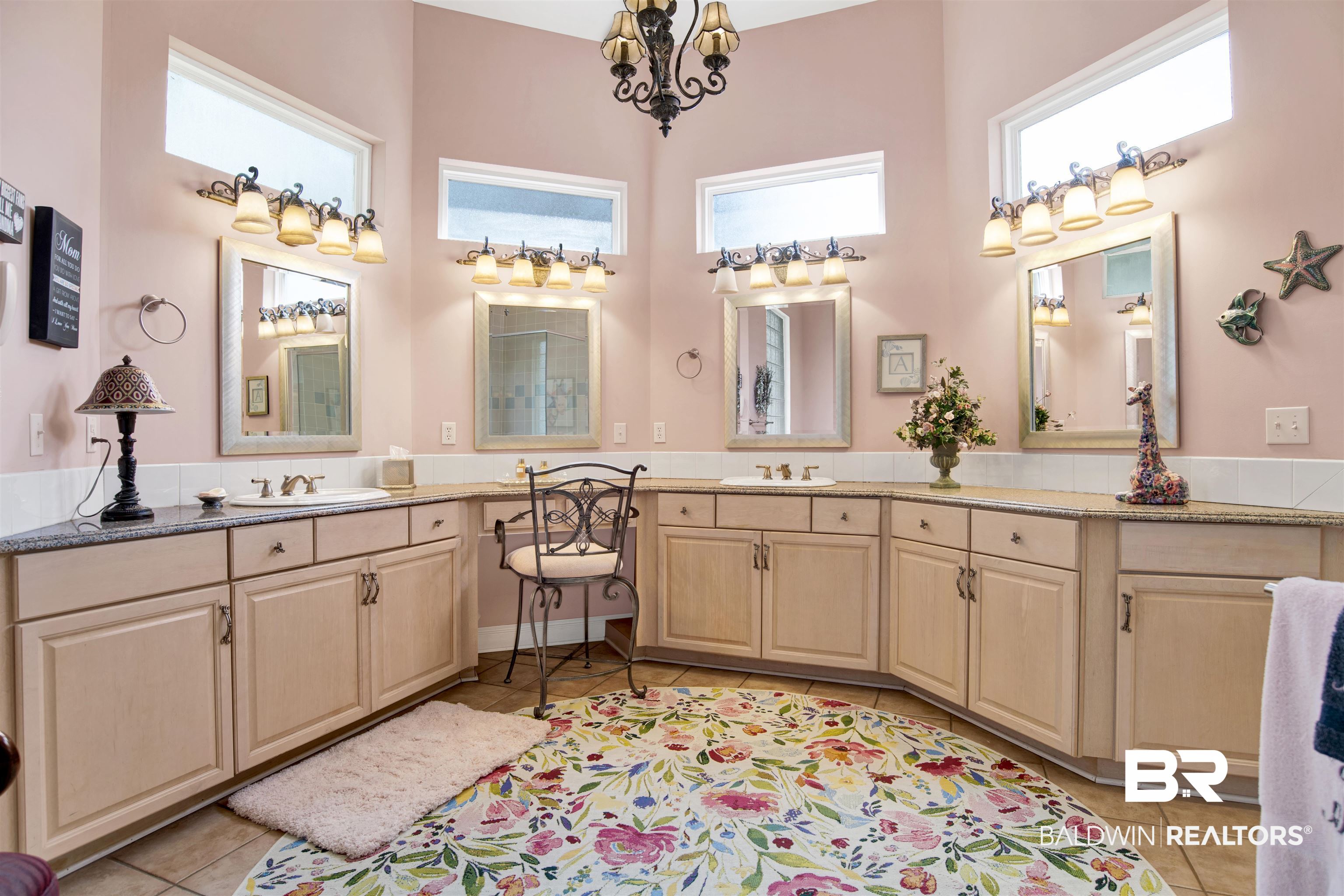 23014 Carnoustie Drive Foley, AL 36535 - Photo 9 of 49 Full bath with tile patterned floors, double vanity, and plenty of natural light