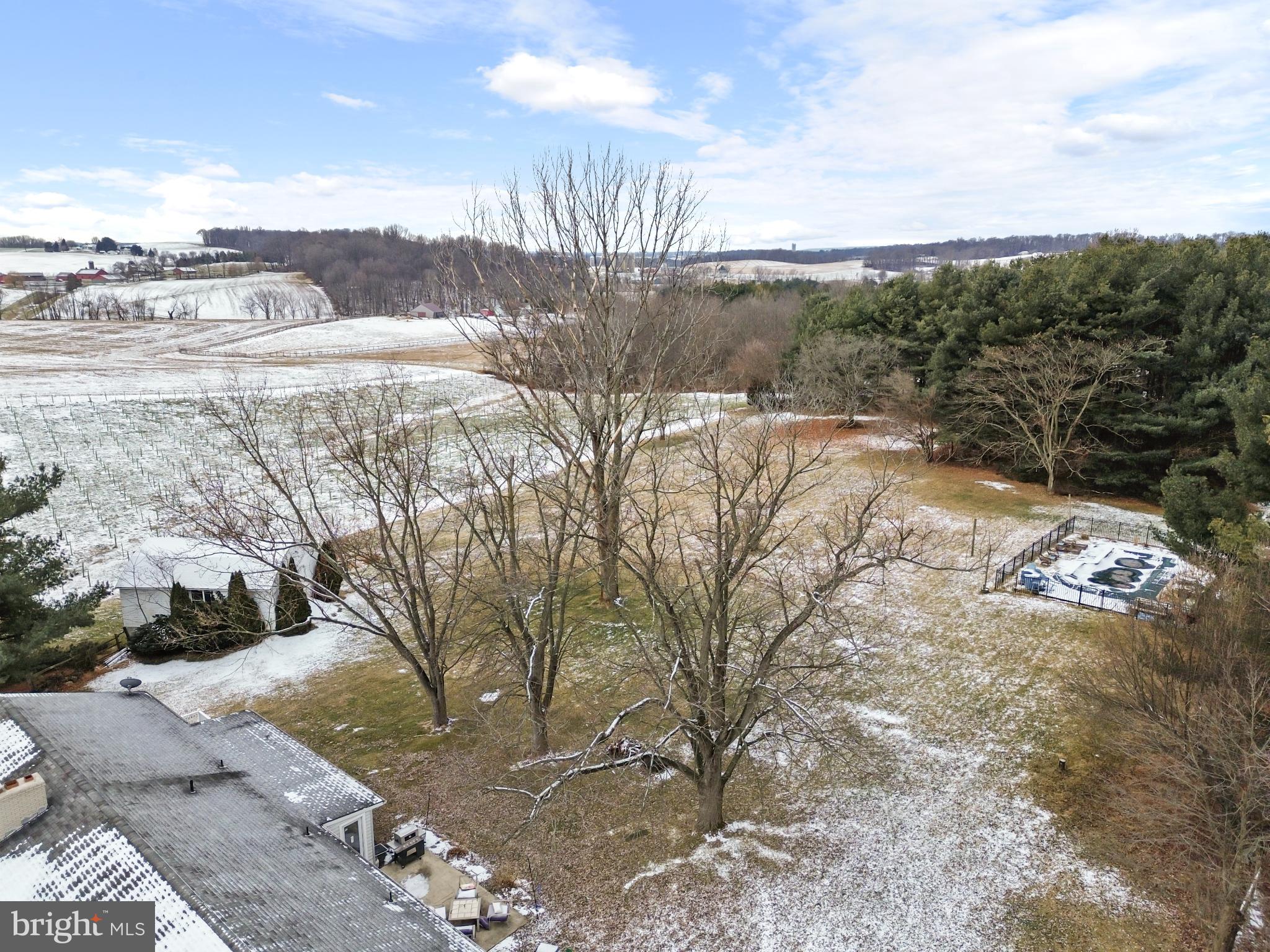 620 South Frizzellburg Road Westminster, MD 21158 - Photo 58 of 64 Serene winter landscape with open fields.