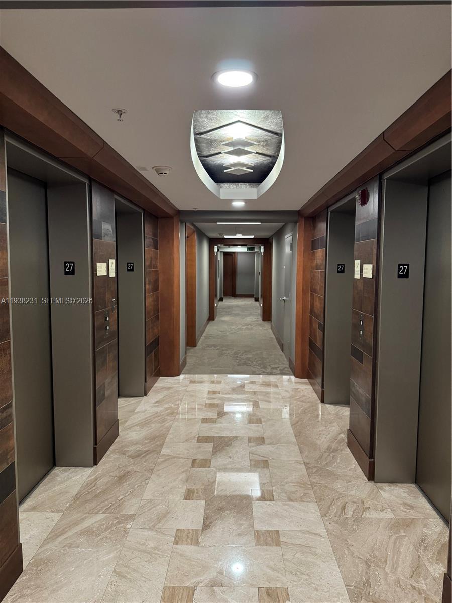 31 Southeast 5th Street, Unit 2710 Miami, FL 33131 - Photo 25 of 25 a view of a hallway