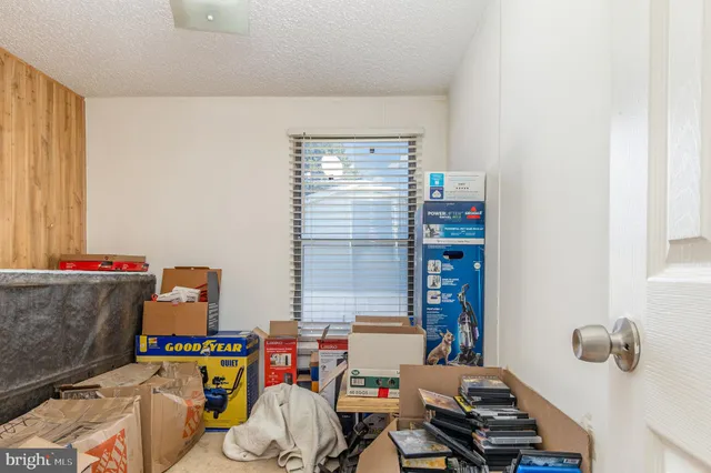 a room with toys and a window