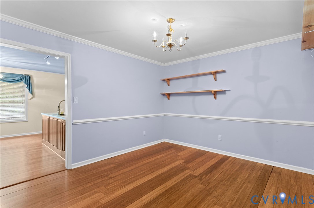 3440 Hunter's Ridge Williamsburg, VA 23188 - Photo 13 of 30 Unfurnished room featuring light wood finished flo
