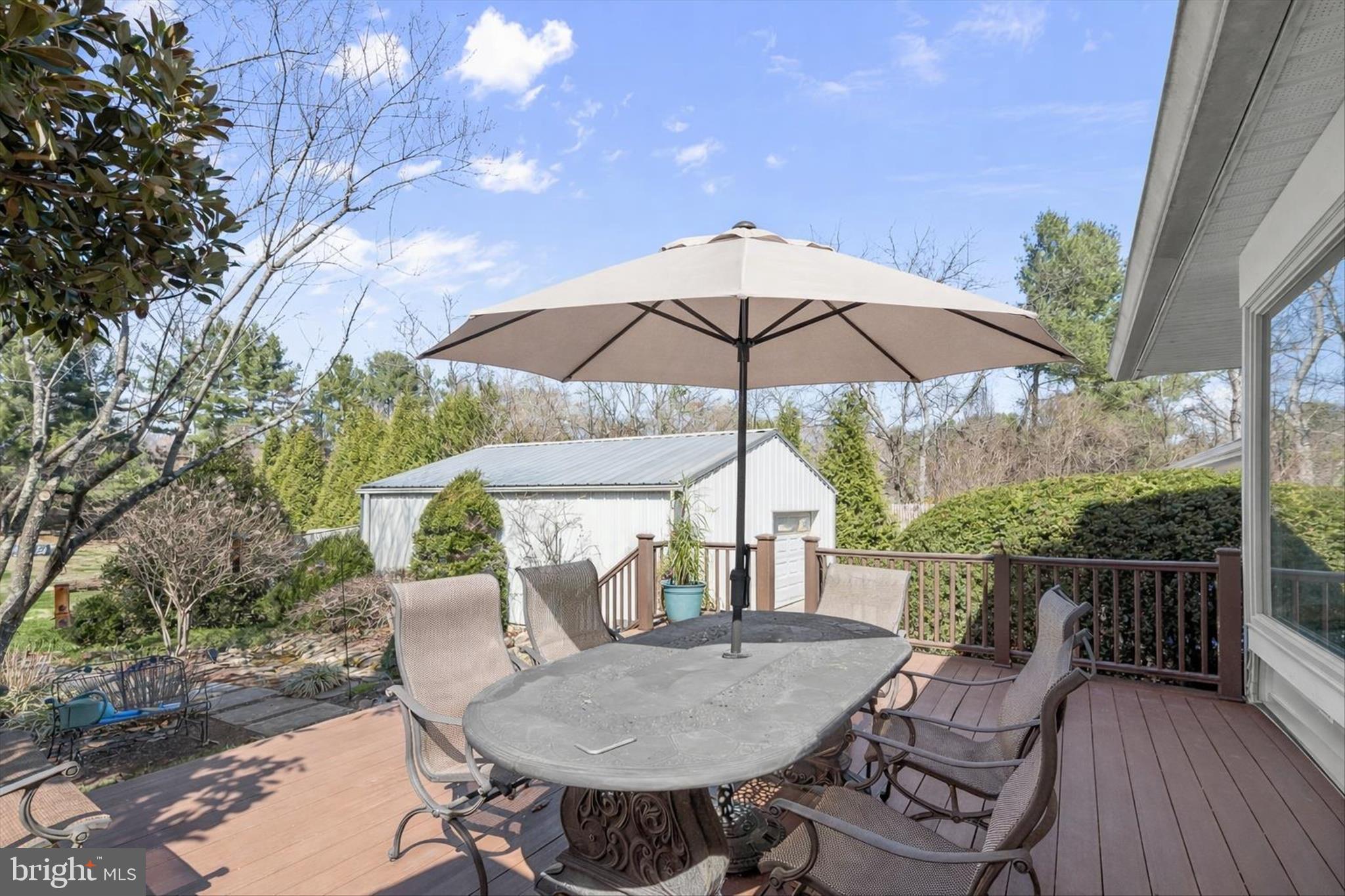 6910 Pindell School Road Clarksville, MD 21029 - Photo 20 of 73 Off Kitchen Dining Deck