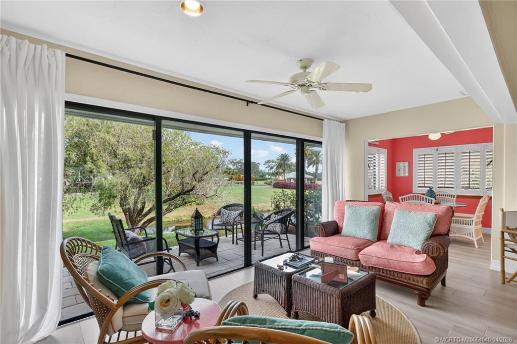 5253 Southeast Club Way Stuart, FL 34997 - Photo 12 of 65 Living Room Patio