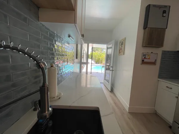 a view of a hallway