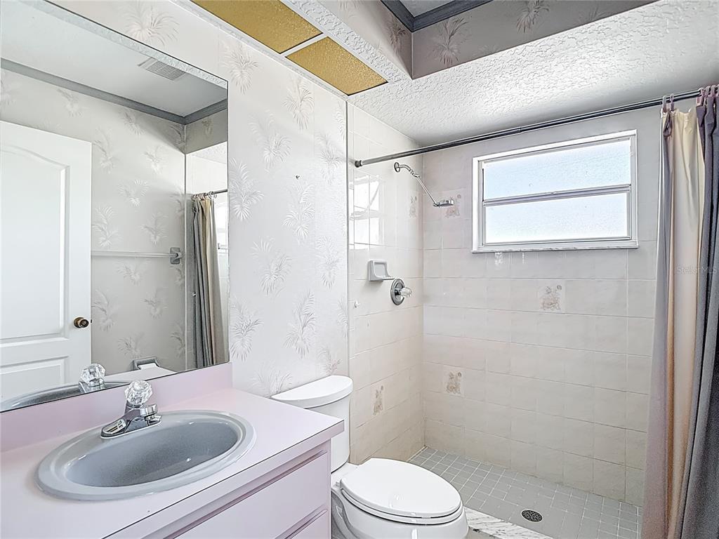 1039 Greenturf Road Spring Hill, FL 34608 - Photo 42 of 52 a bathroom with a sink a toilet and shower