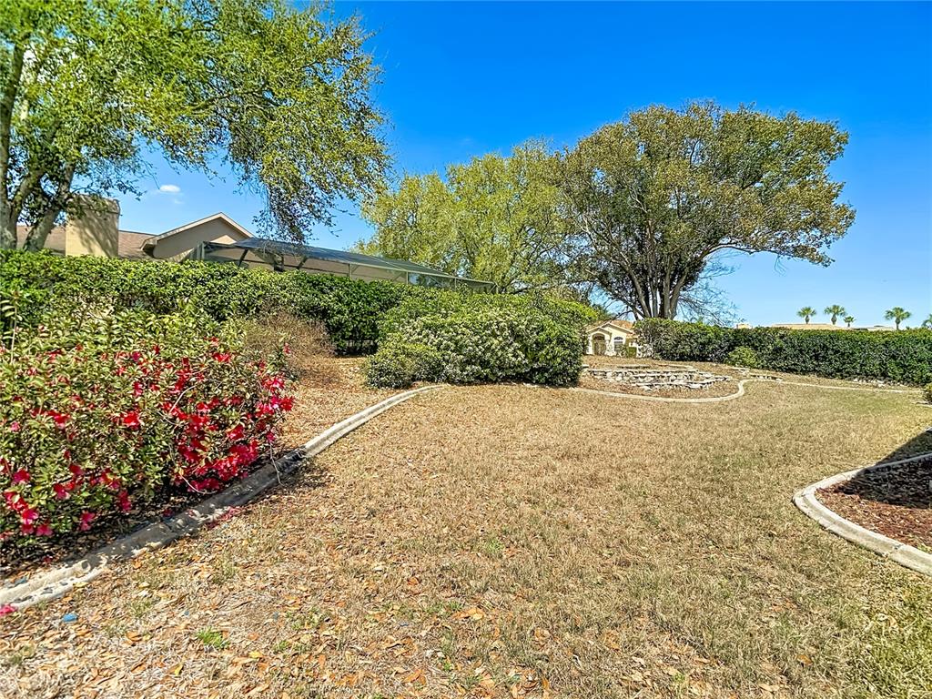 1039 Greenturf Road Spring Hill, FL 34608 - Photo 58 of 60 a view of a garden with a lake