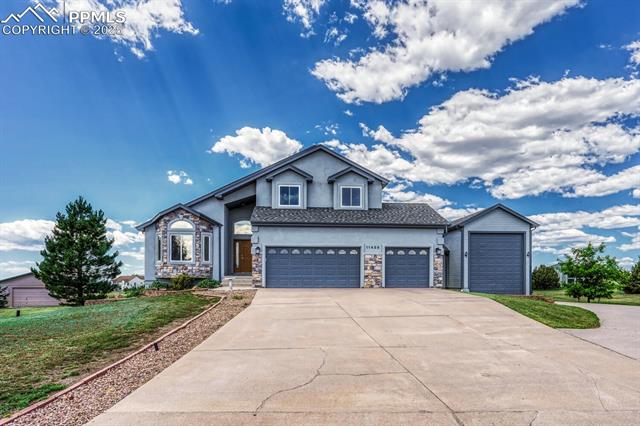 Car & RV enthusiasts will love the oversized 3-car tandem garage & 45x15 detached RV garage with 2 full hookups (incl sewer), laundry room, & roughed-in BA.