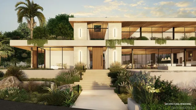 a front view of a house with a porch