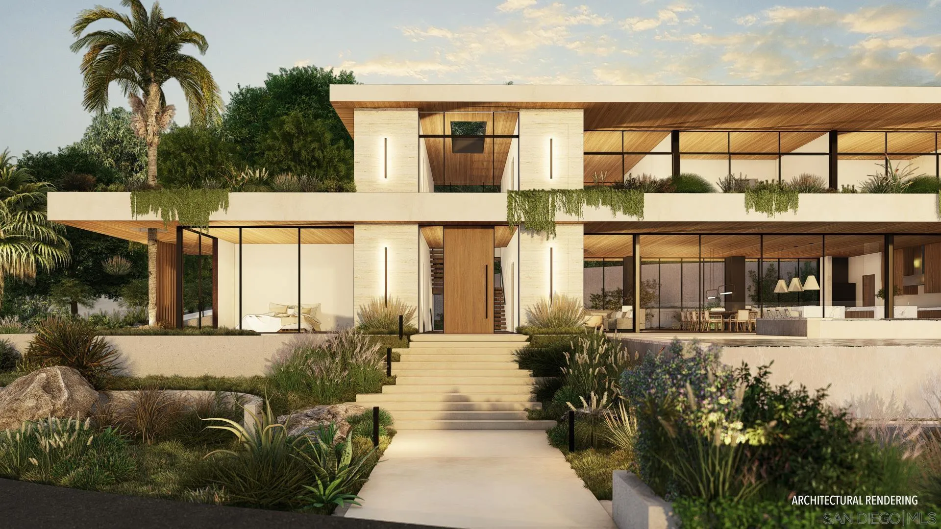 7151 Romero Loop, Unit 1 La Jolla, CA 92037 - Photo 8 of 17 a front view of a house with a porch