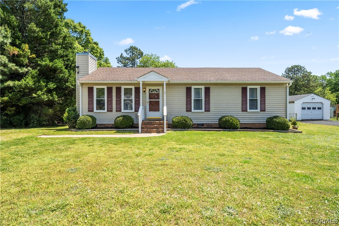 4833 Wilconna Road Chesterfield, VA 23832 - Photo 1 of 29 a front view of a house with a garden