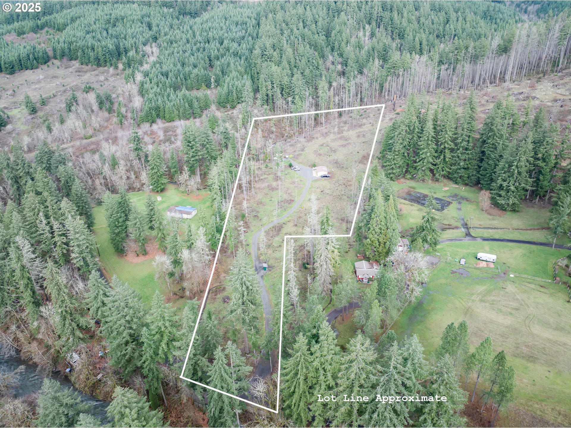 13087 South Butte Creek Road Scotts Mills, OR 97375 - Photo 2 of 32 a view of a garden