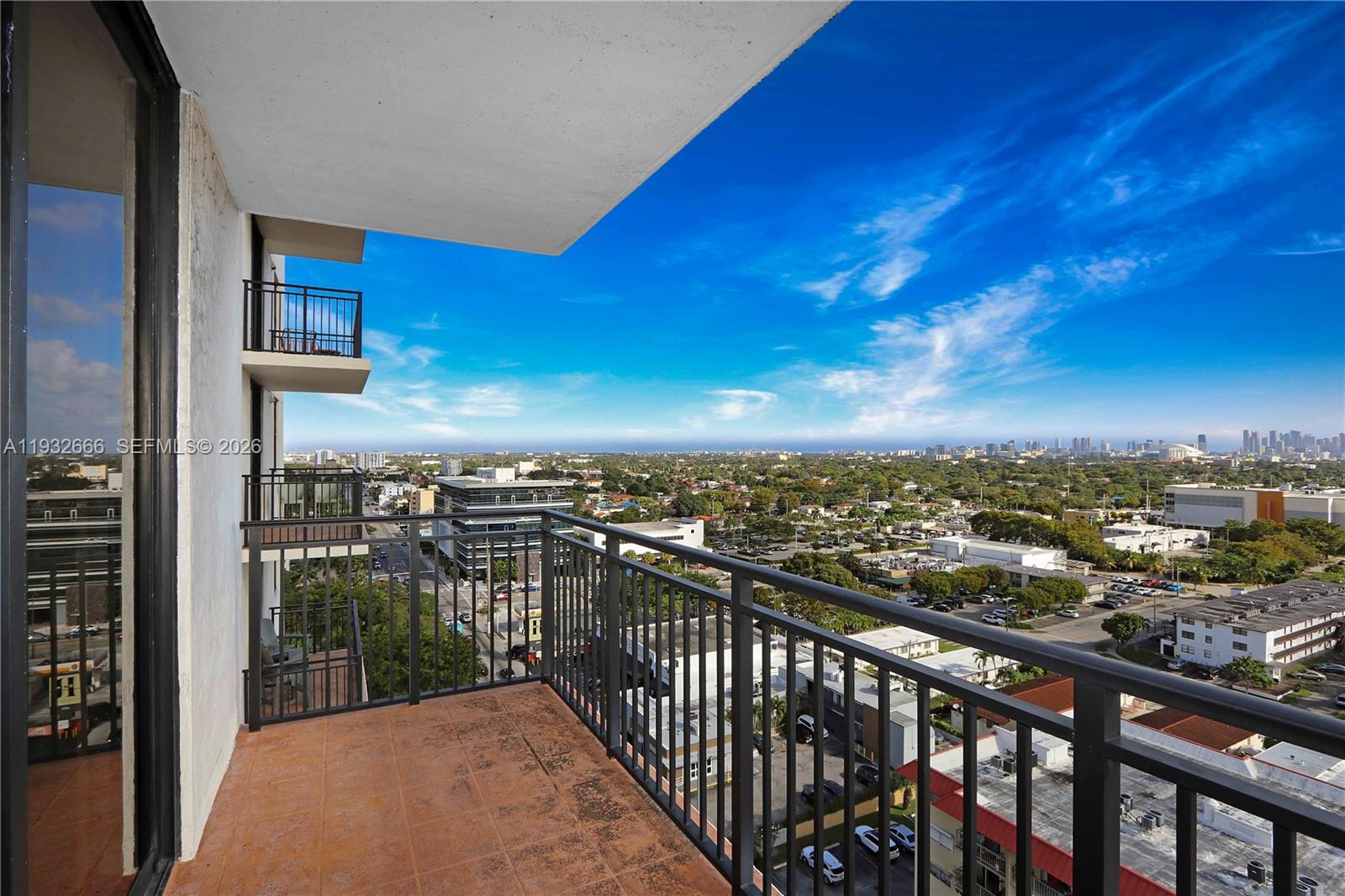 888 Douglas Road, Unit 1203 Coral Gables, FL 33134 - Photo 14 of 27 a view of city from balcony