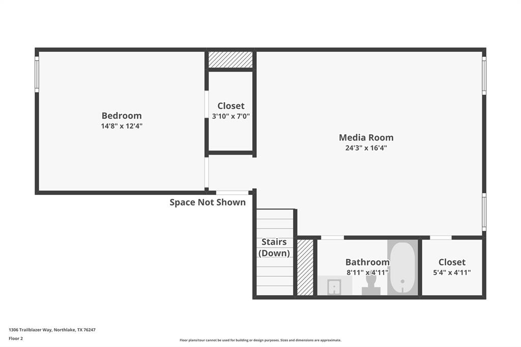 1306 Trailblazer Way Northlake, TX 76247 - Photo 39 of 40 Floor plan