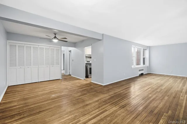 a kitchen with a stove and a refrigerator