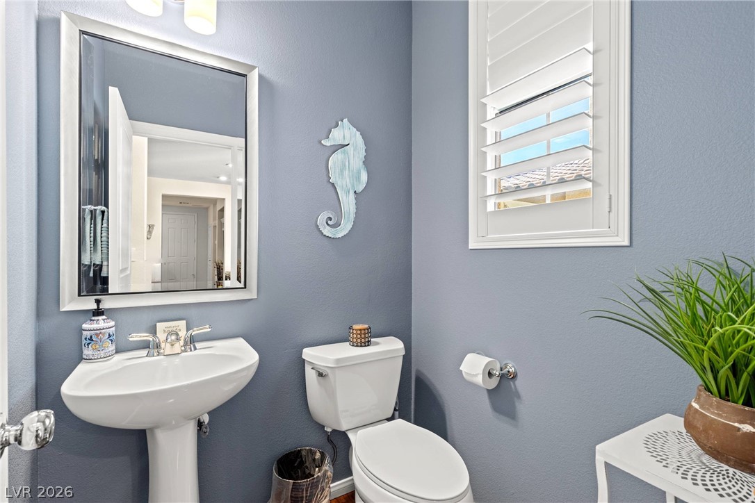 3187 Via Seranova Henderson, NV 89044 - Photo 16 of 48 Downstairs Half Bath