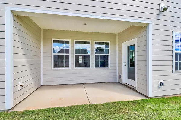 a view of front door of house