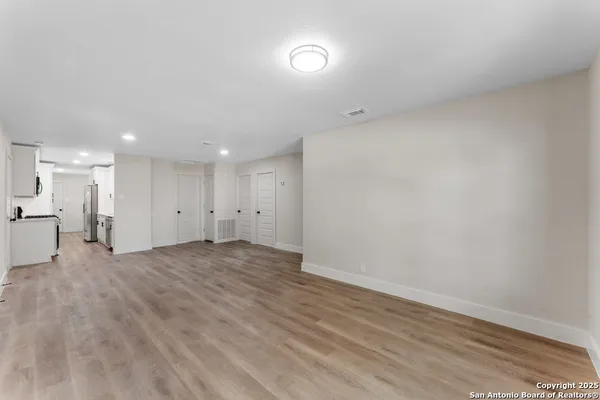 a view of an empty room