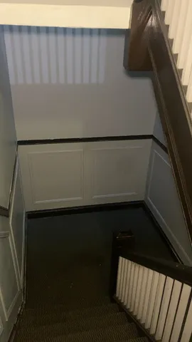 a close view of washer and dryer