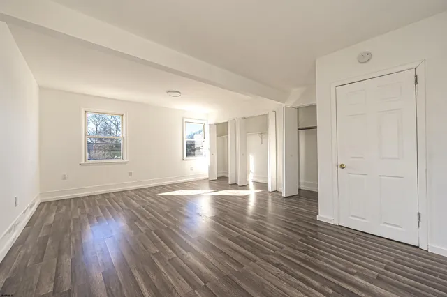 a view of wooden balcony