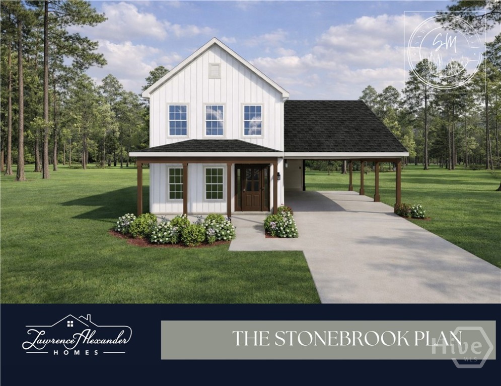 177 Sawgrass Loop Pembroke, GA 31321 - Photo 1 of 6 THE STONEBROOK CARPORT PLAN BY LAWRENCE ALEXANDER HOMES.