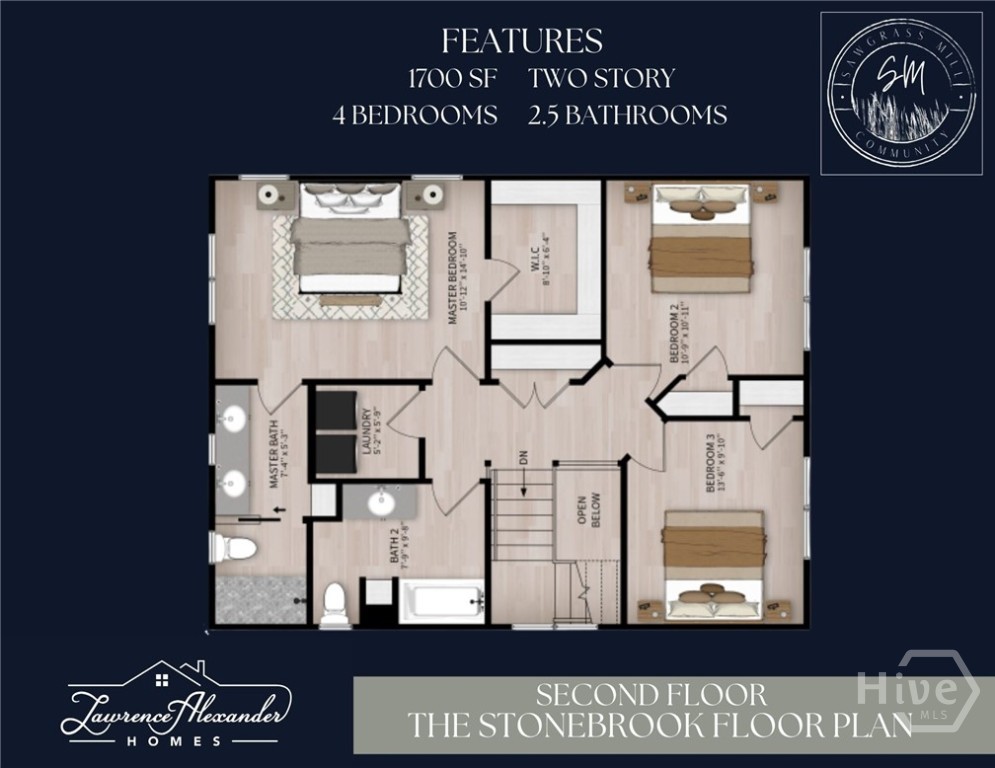 177 Sawgrass Loop Pembroke, GA 31321 - Photo 3 of 6 THE STONEBROOK CARPORT PLAN BY LAWRENCE ALEXANDER HOMES.