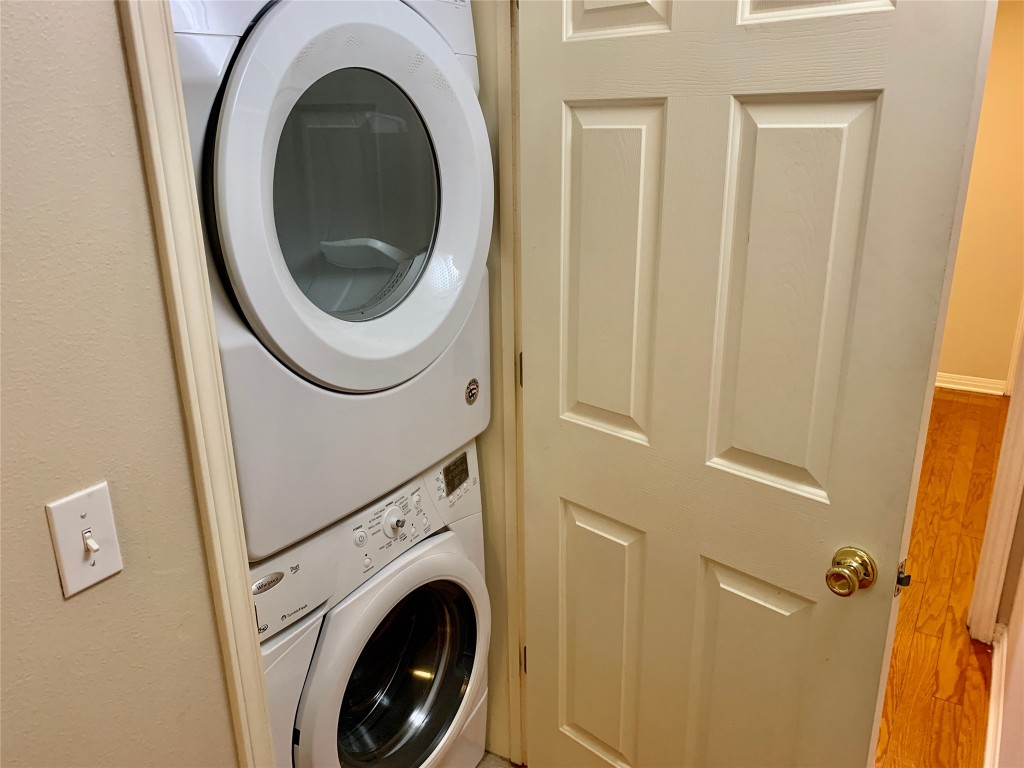 3009 Speedway, Unit 4 Austin, TX 78705 - Photo 9 of 15 a close up view of a washer and dryer