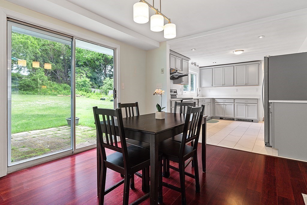 8 Winifred Road Framingham, MA 01701 - Photo 14 of 40 a view of a dining room with furniture window and wooden floor