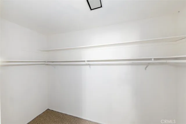 a close view of closet
