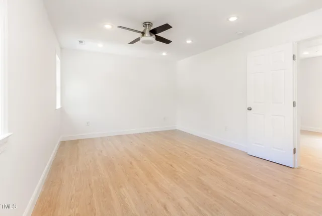 wooden floor in an empty room