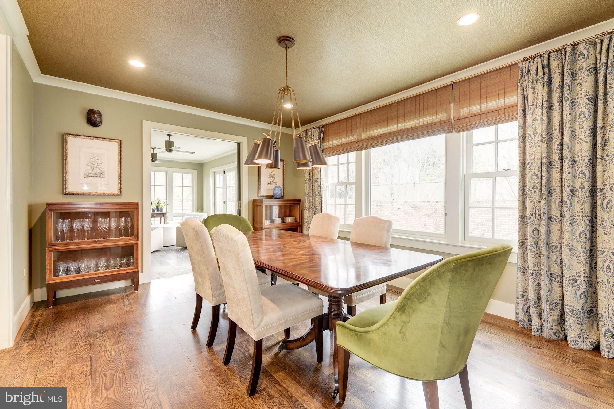 6134 Nevada Avenue Chevy Chase, MD 20815 - Photo 6 of 30 a dining room with furniture and wooden floor