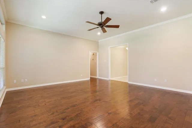 a view of an empty room