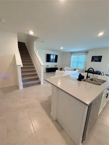 a very nice looking room with a large window