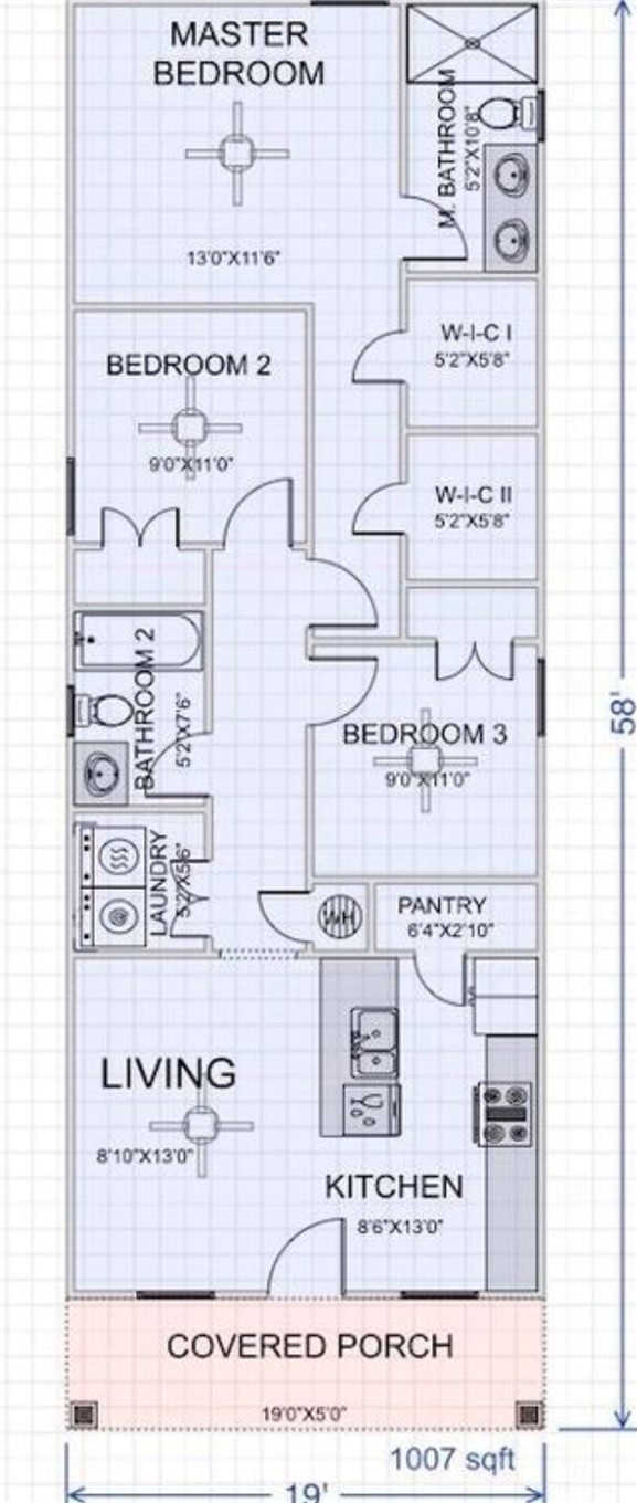 701 Delia Street, Unit B Anderson, SC 29624 - Photo 25 of 25 Explore this detailed floor plan, showcasing a thoughtful layout with abundant potential.