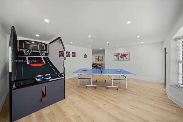 a room with furniture and wooden floor