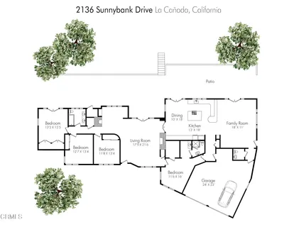 $2,595,000 | 2136 Sunnybank Drive, La Canada Flintridge, CA 91011