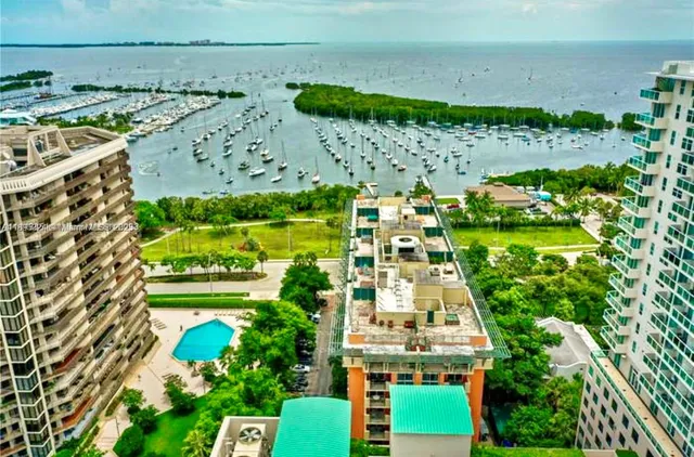 a view of a balcony with an outdoor space