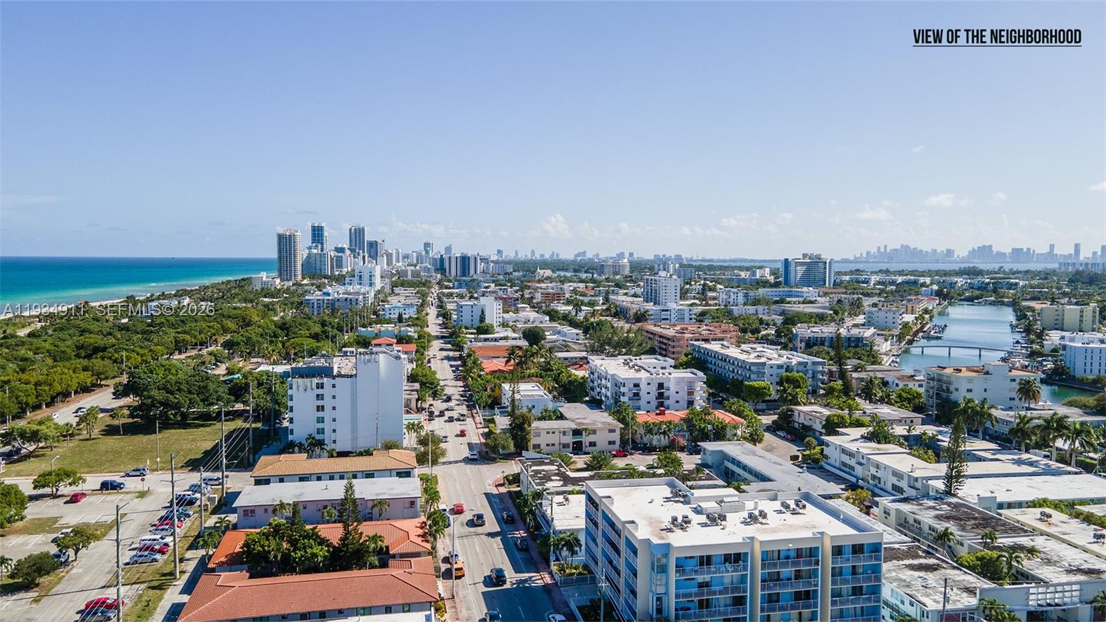 8430 Harding Avenue, Unit 4A Miami Beach, FL 33141 - Photo 40 of 43 an aerial view of city