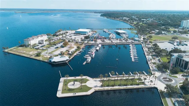 a view of a patio with a table and chairs