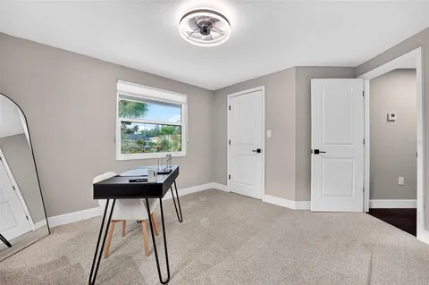 a workspace with a window