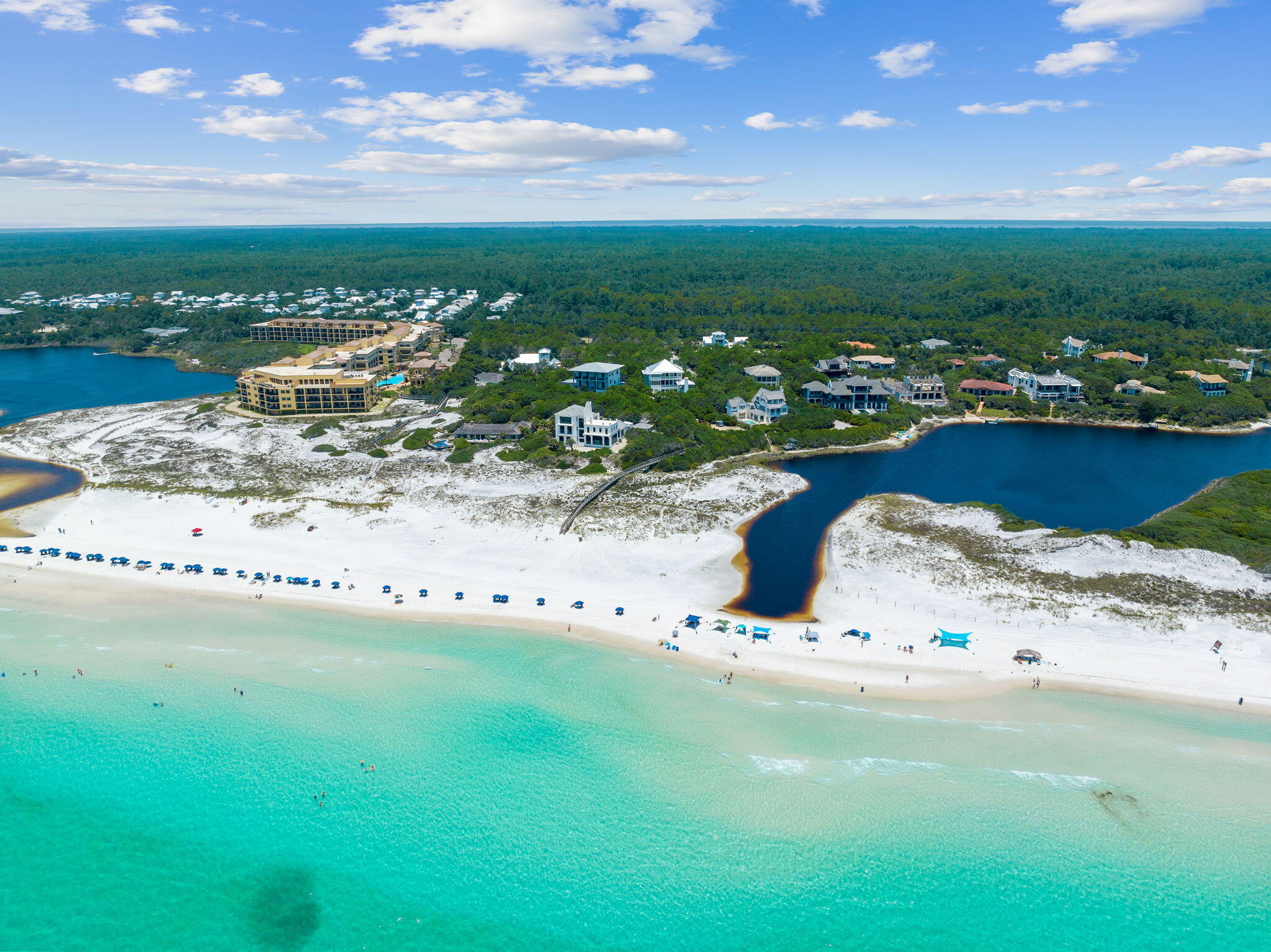 8 Bannerman Beach Lane Santa Rosa Beach, FL 32459 - Photo 4 of 28 a view of a lake with a mountain