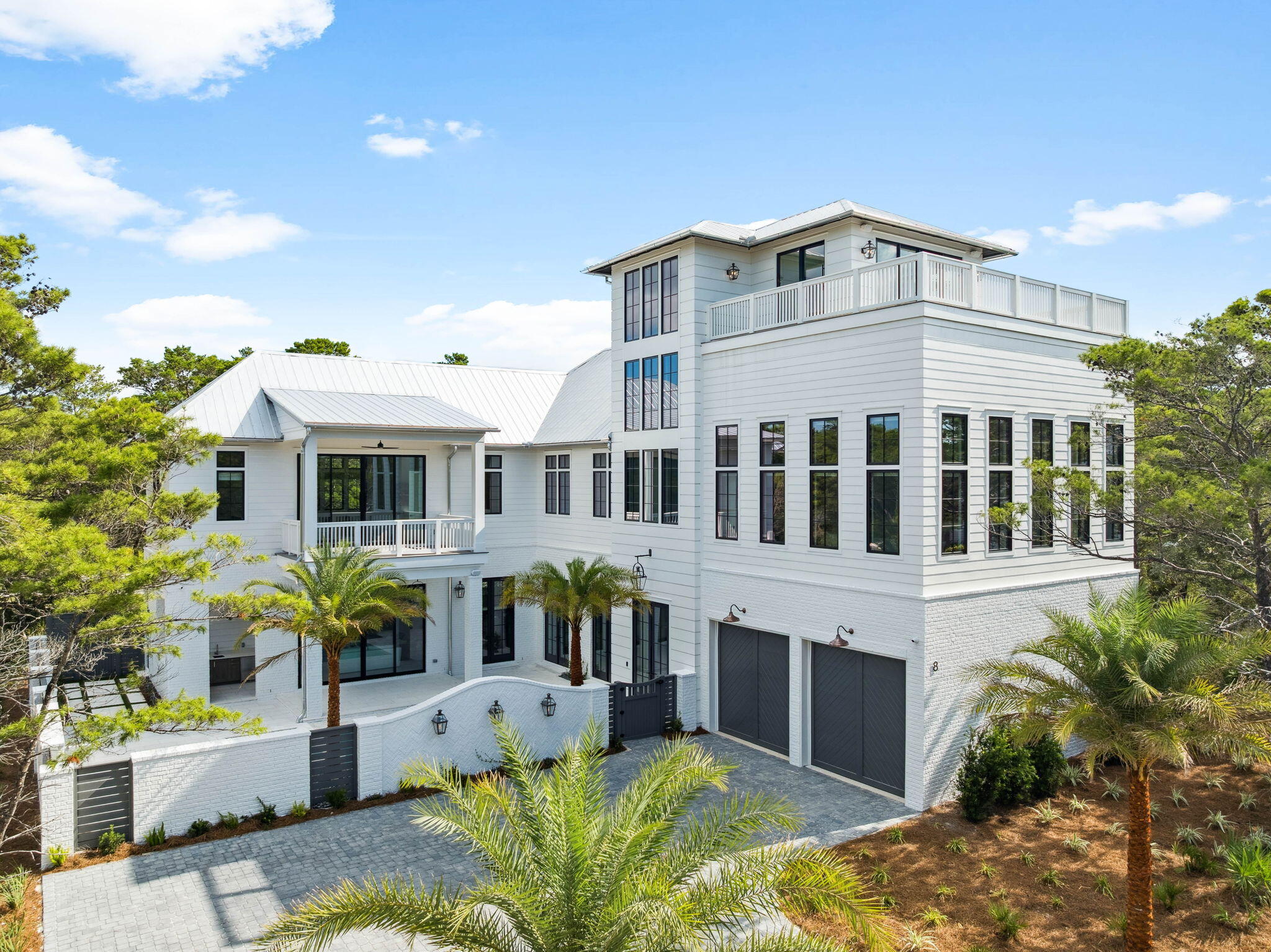 8 Bannerman Beach Lane Santa Rosa Beach, FL 32459 - Photo 7 of 28 a front view of a house with garden