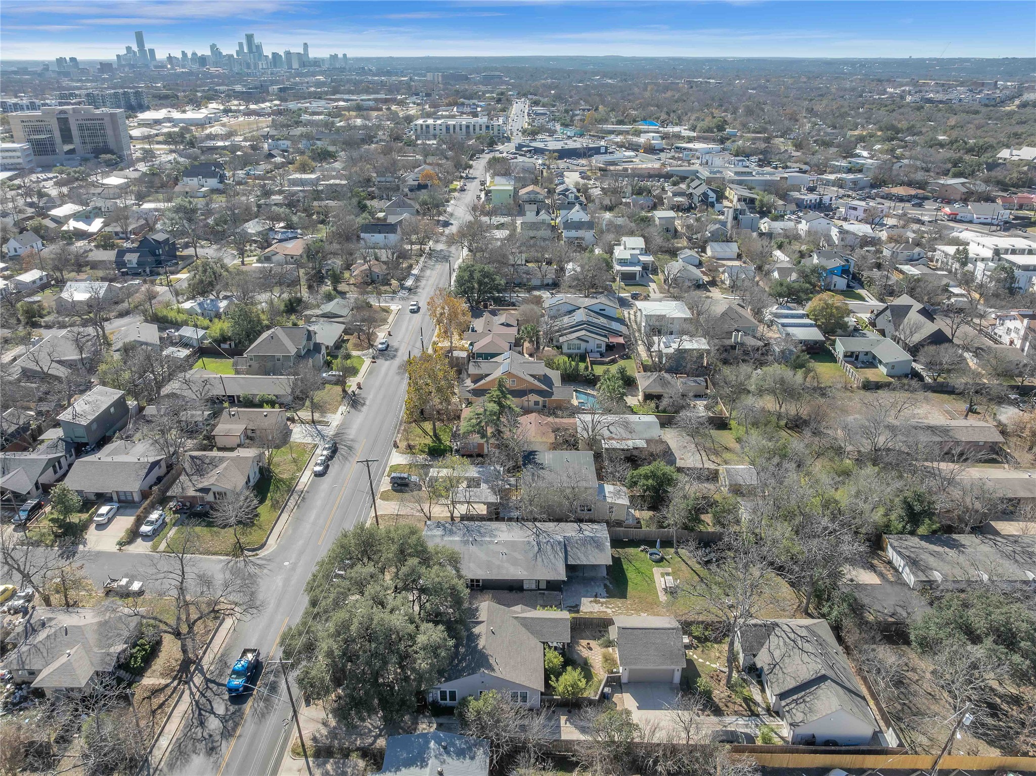 5210 Woodrow Avenue Austin, TX 78756 - Photo 18 of 21 Aerial view looking south to downtown.