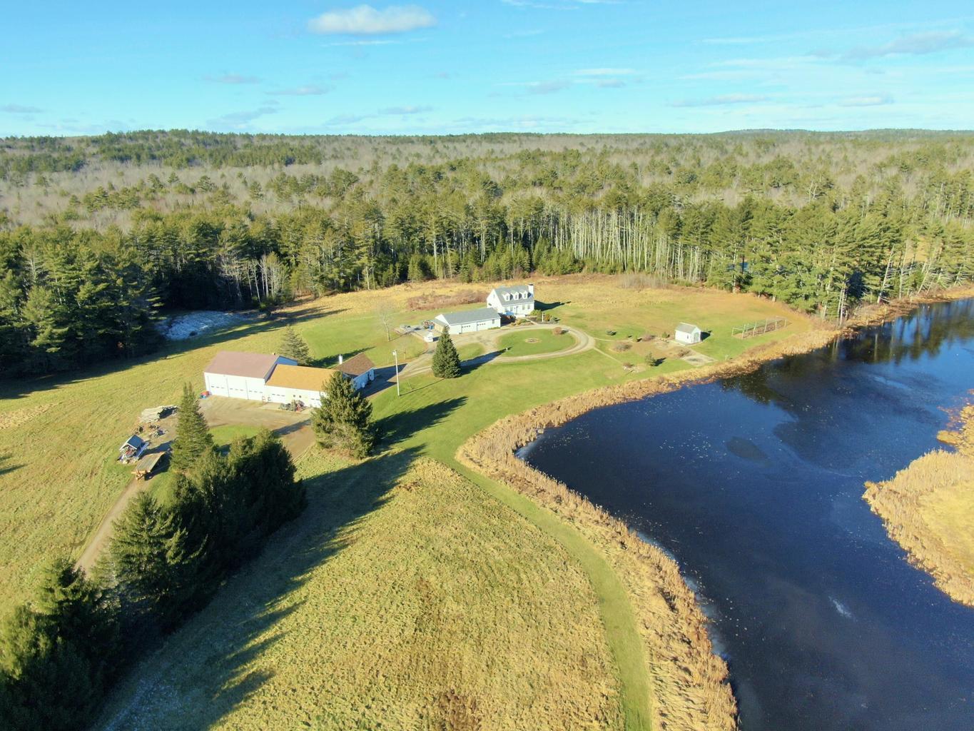 579 Egypt Road Alna, ME 04535 - Photo 14 of 59 Aerial View