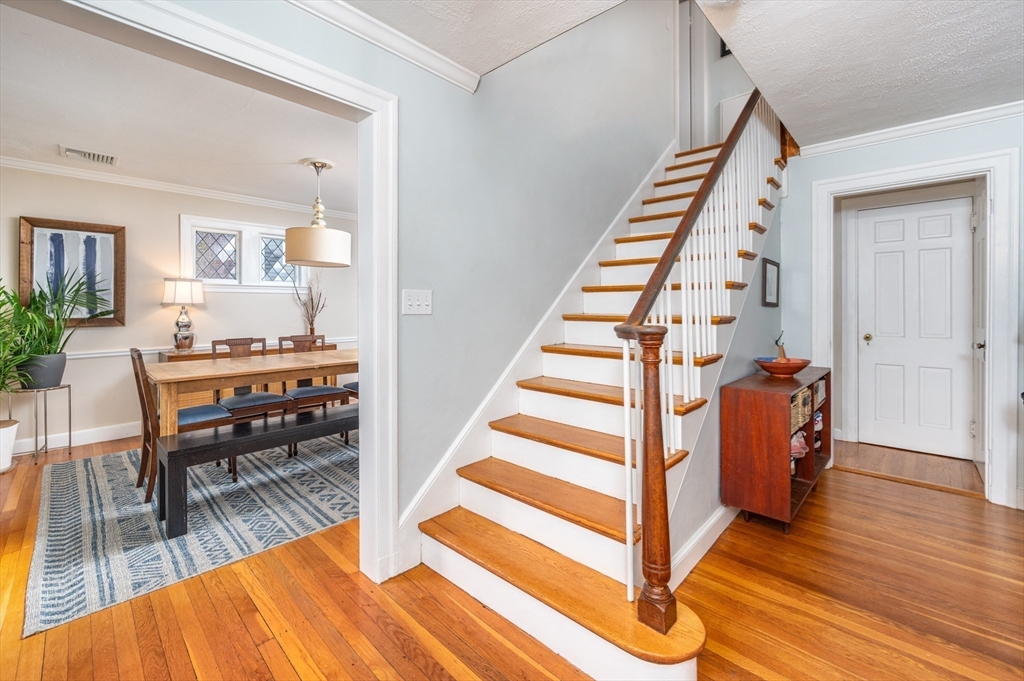 40 Waldorf Road Newton, MA 02461 - Photo 2 of 29 a view of entryway and hall with wooden floor