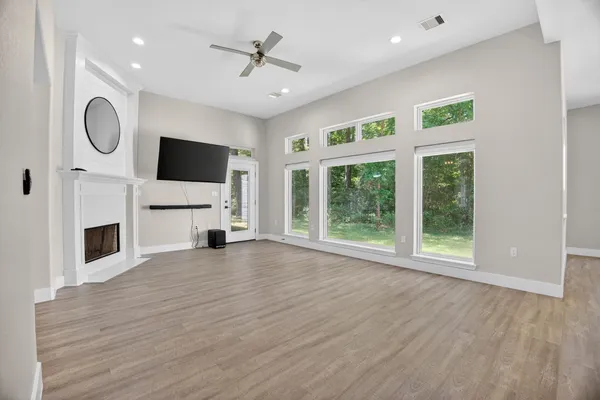 a front view of a house with yard