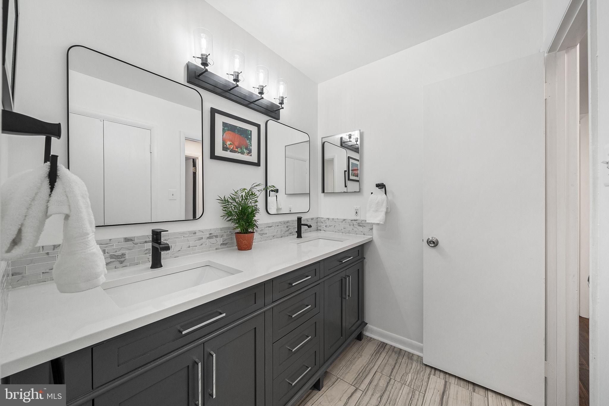 7805 Wendy Ridge Lane Annandale, VA 22003 - Photo 34 of 68 Dual Bowl Vanity w/ Tons of Storage