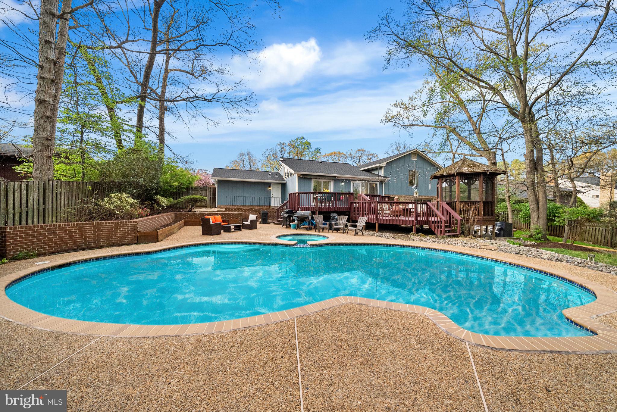 7805 Wendy Ridge Lane Annandale, VA 22003 - Photo 55 of 68 Backyard Oasis with In-Ground Pool
