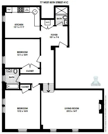 $7,800 | 77 West 85th Street, Unit 1C | Upper West Side