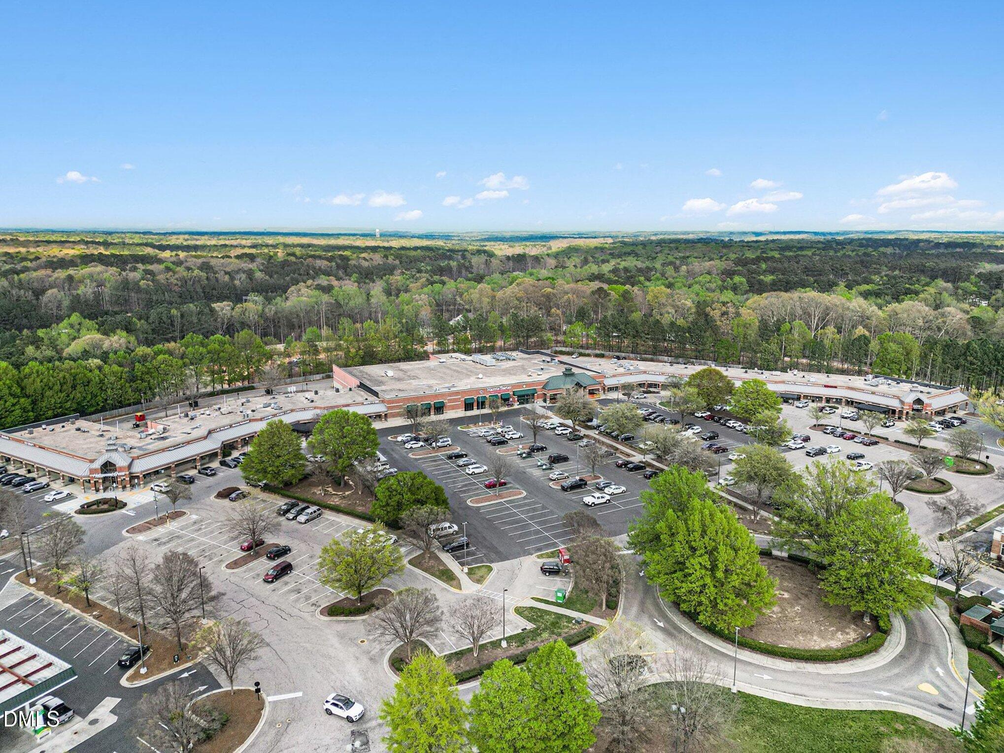 9904 Treymore Drive Raleigh, NC 27617 - Photo 29 of 33 an aerial view of residential houses with outdoor space and trees